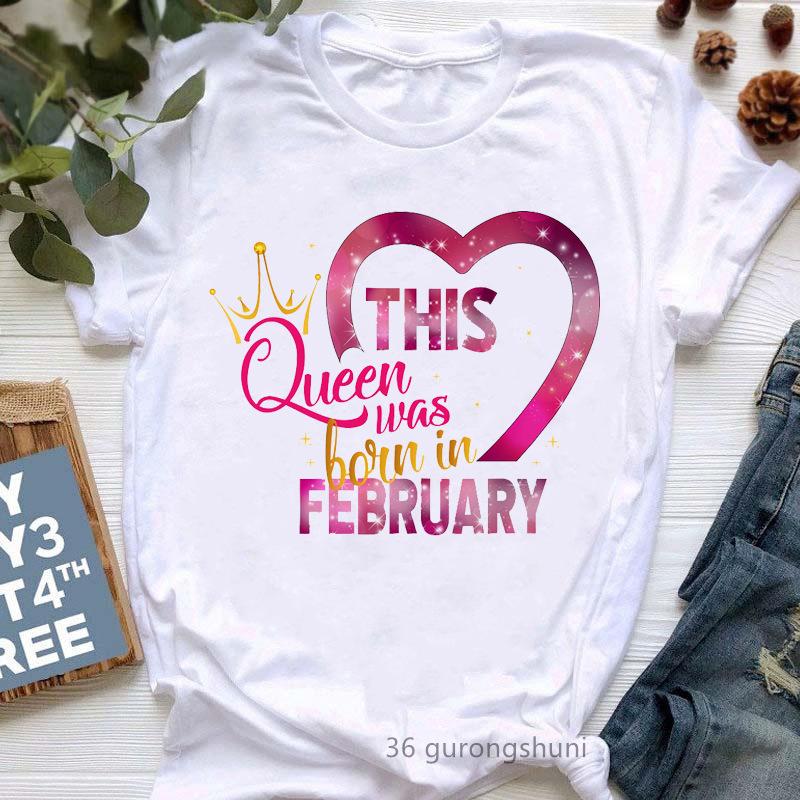 Womens Tshirt Fashion Casual Top Queens Birthday Printed Tshirt Round Neck Short Sleeve Tshirt Graphic T Shirts Harajuku S
Womens Tshirt Fashion Casual Top Queens Birthday Printed Tshirt Round Neck Short Sleeve Tshirt Graphic T Shirts Harajuku S