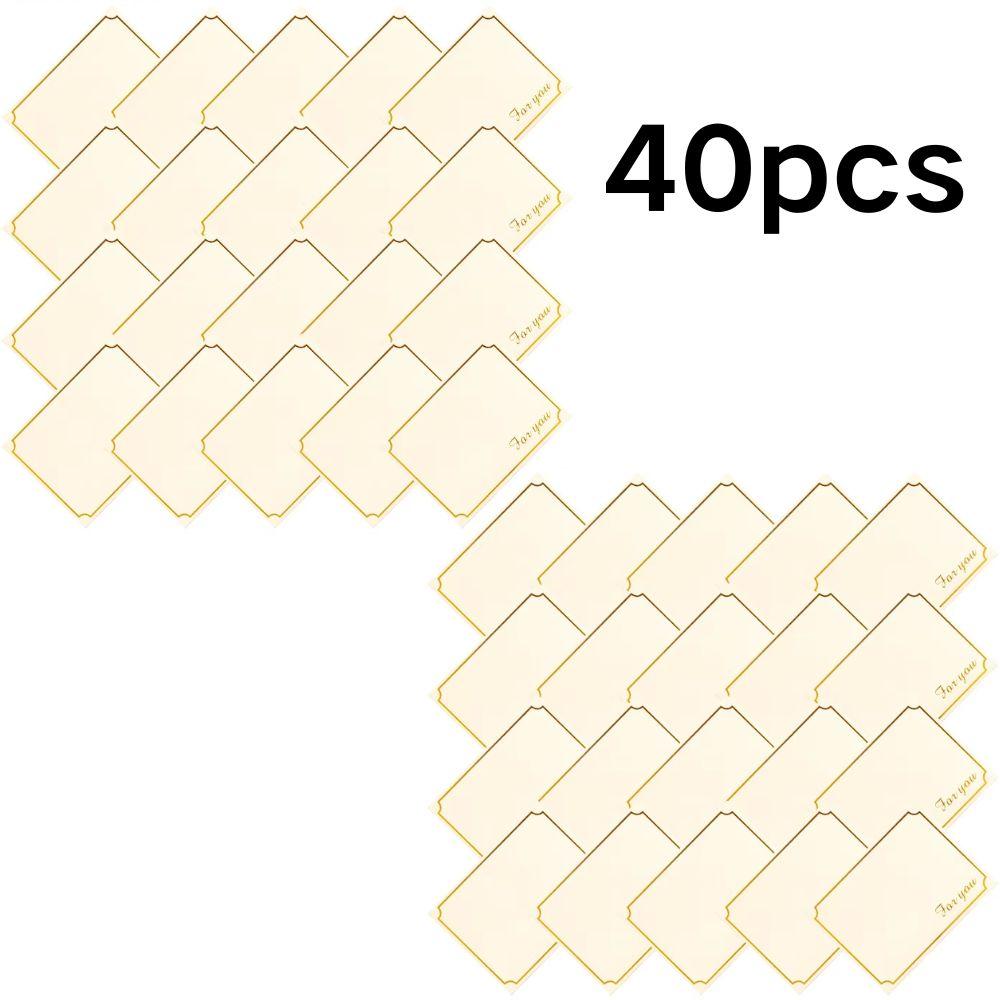 40pcs Paper Gilded Envelope Elegant & Minimalist Wedding Invitation Giving Blessing Gift Card Cover YMY
40pcs Paper Gilded Envelope Elegant & Minimalist Wedding Invitation Giving Blessing Gift Card Cover YMY