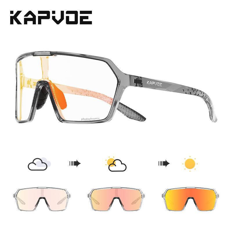 KAPVOE Photochromic cycling glasses, unisex wind and sand protection goggles for outdoor mountain climbing and hiking TK335-PH-RE-1L-05
KAPVOE Photochromic cycling glasses, unisex wind and sand protection goggles for outdoor mountain climbing and hiking TK335-PH-RE-1L-05