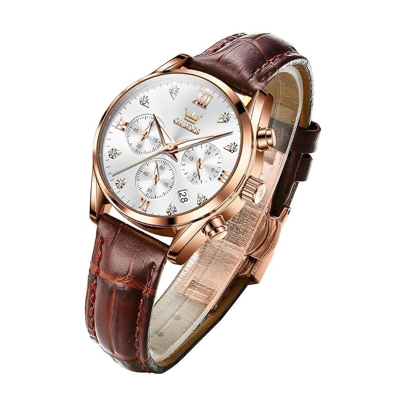 OLEVS watches ladies leather belt Japanese quartz diamond dial night light Easy to see 30M waterproof Popularity Fashionable business women presents
OLEVS watches ladies leather belt Japanese quartz diamond dial night light Easy to see 30M waterproof Popularity Fashionable business women presents