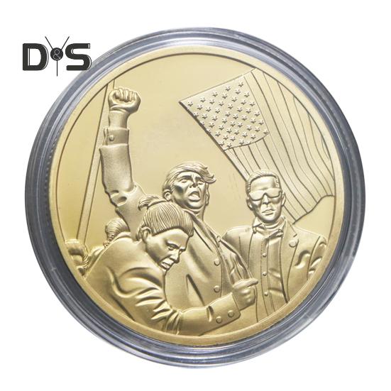 Золотая коллекционная монета президента Америки, резной значок 47-го президента США, круглый металлический медальон, украшение для домашнего офиса золотистый
Золотая коллекционная монета президента Америки, резной значок 47-го президента США, круглый металлический медальон, украшение для домашнего офиса золотистый