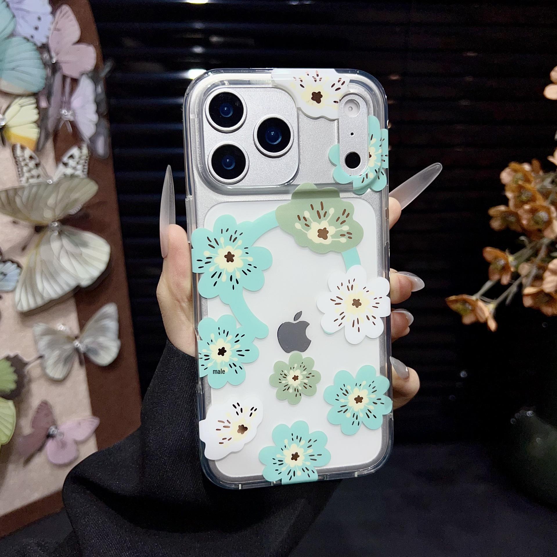Magnetic Iridescent Floral Frosted Phone Case for iPhone 17 Pro Max iPhone 17 Pro зелений
Magnetic Iridescent Floral Frosted Phone Case for iPhone 17 Pro Max iPhone 17 Pro зелений