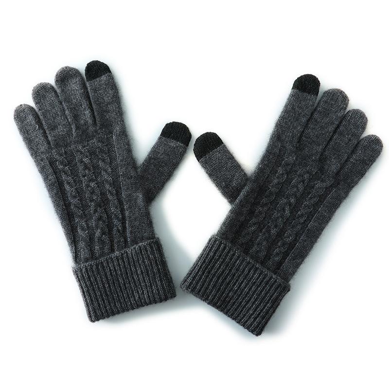 Touch Screen Gloves Cashmere Autumn and Winter New Style Unisex Striped Warm Cycling Windproof Knitted Five finger One Size
Touch Screen Gloves Cashmere Autumn and Winter New Style Unisex Striped Warm Cycling Windproof Knitted Five finger One Size