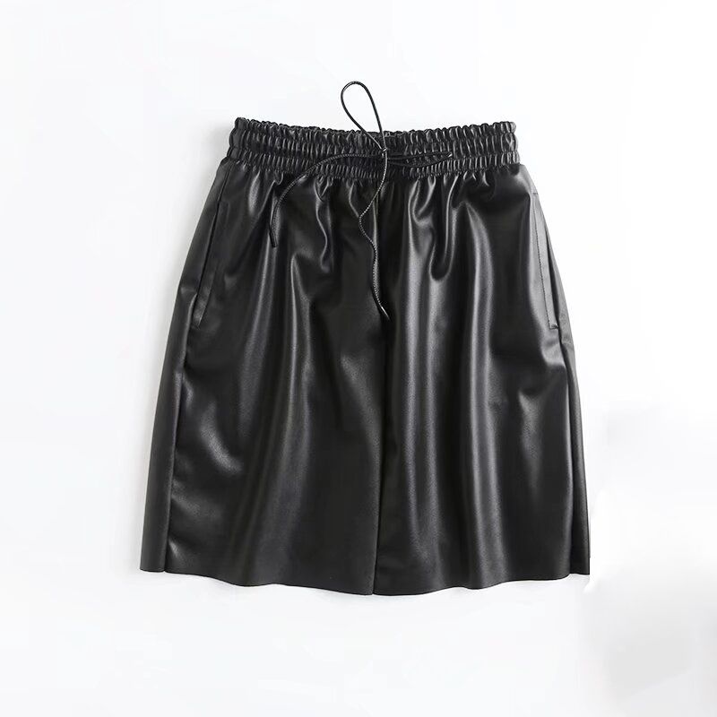 MD Women clothes New Soft Leather Black Dress PU Leather Short dress Elastic Waist Drawstring Skirt 05306676800 Black L
MD Women clothes New Soft Leather Black Dress PU Leather Short dress Elastic Waist Drawstring Skirt 05306676800 Black L