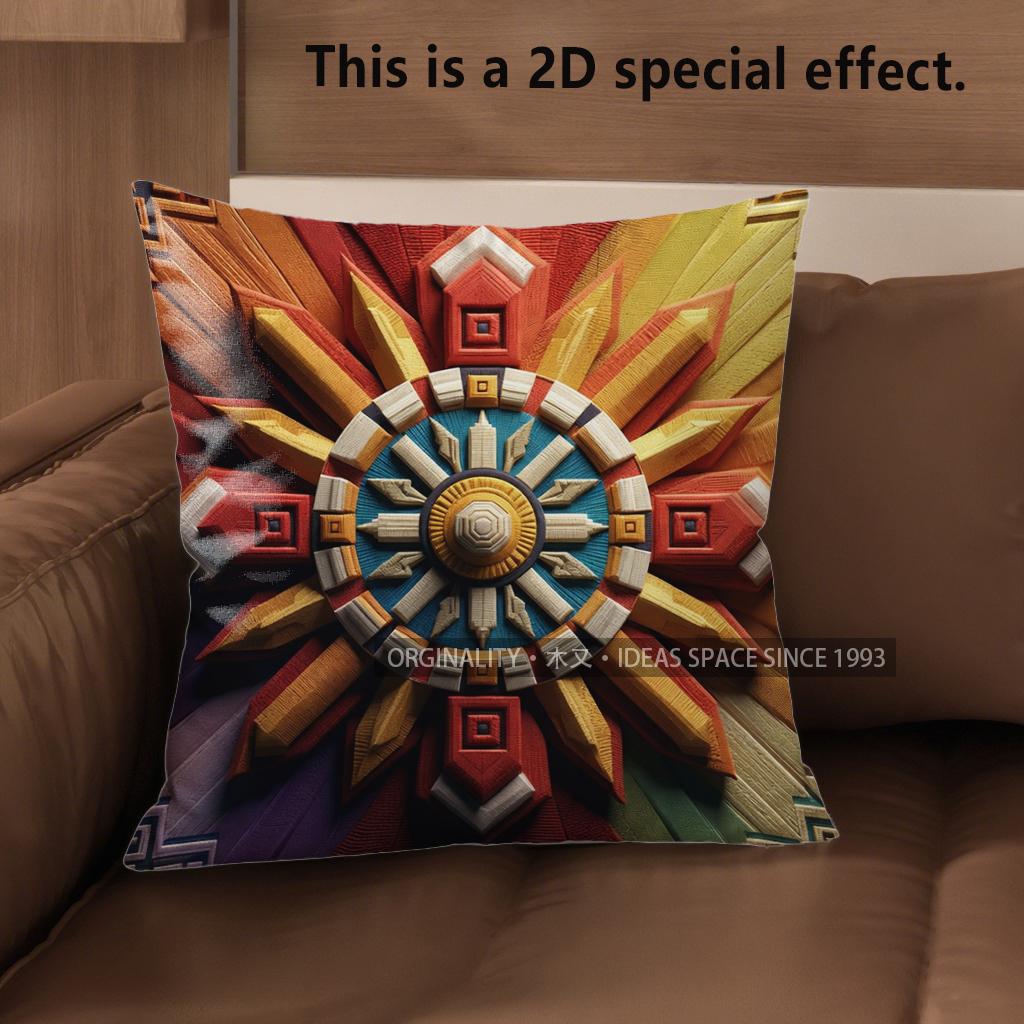 2D Aztec Sun Geometric Throw Pillow Covers Pattern Cushion Cover Suitable For Sofa Bedroom Car Pillow Cover 40x40cm
2D Aztec Sun Geometric Throw Pillow Covers Pattern Cushion Cover Suitable For Sofa Bedroom Car Pillow Cover 40x40cm