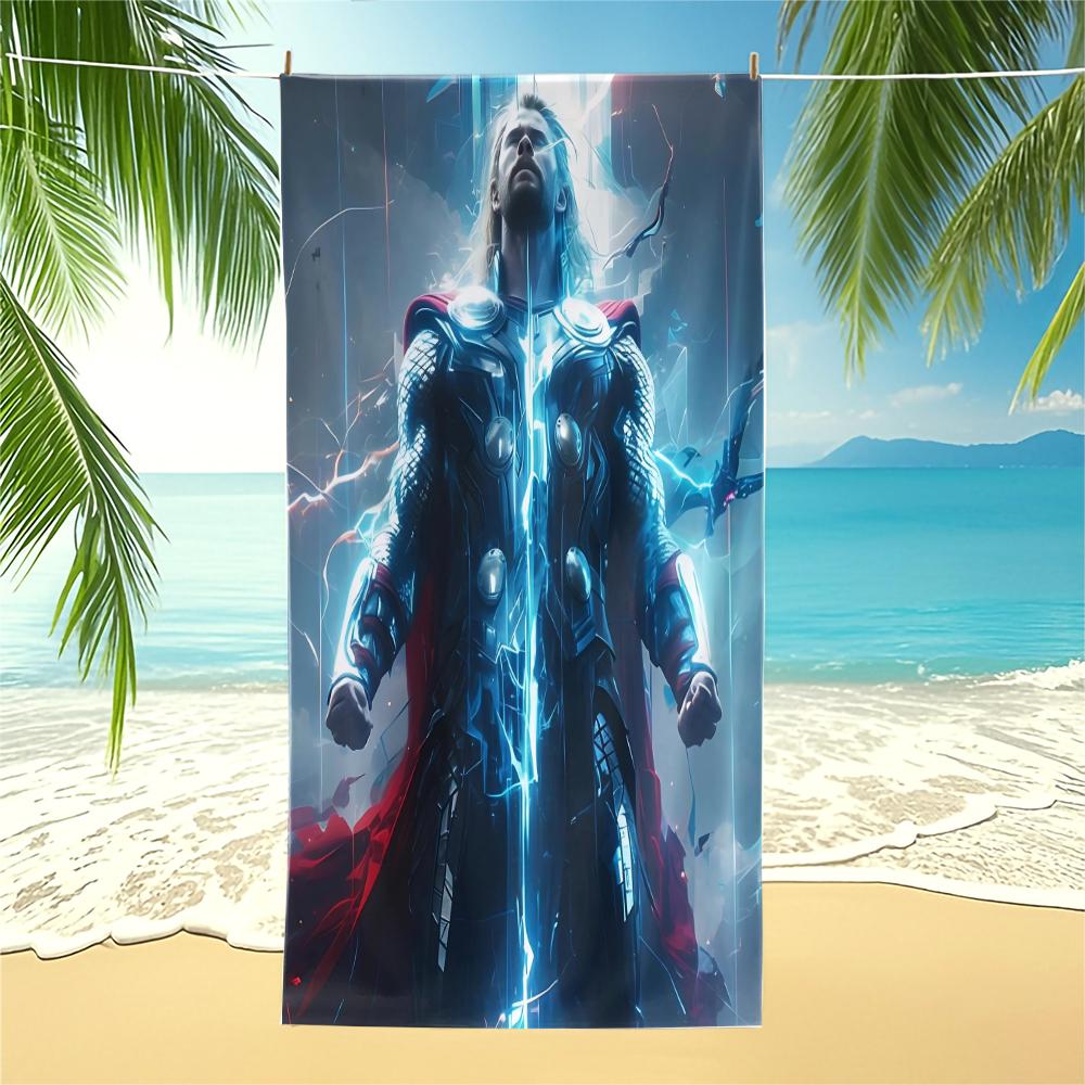 Thor Lightning Print Beach Towel,Oversized Pool Towel,Quick-Dry Bath Towel Blanket for Beach Pool,Marvel Fans Gift W40*H60(CM)
Thor Lightning Print Beach Towel,Oversized Pool Towel,Quick-Dry Bath Towel Blanket for Beach Pool,Marvel Fans Gift W40*H60(CM)