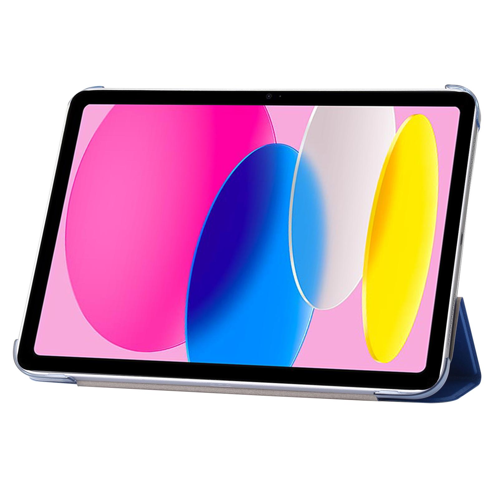 For iPad (2025)/10.9 (2022) Silk Texture Protective Case PU Leather+PC Tri-Fold Stand Drop-Proof Cover Blue
For iPad (2025)/10.9 (2022) Silk Texture Protective Case PU Leather+PC Tri-Fold Stand Drop-Proof Cover Blue