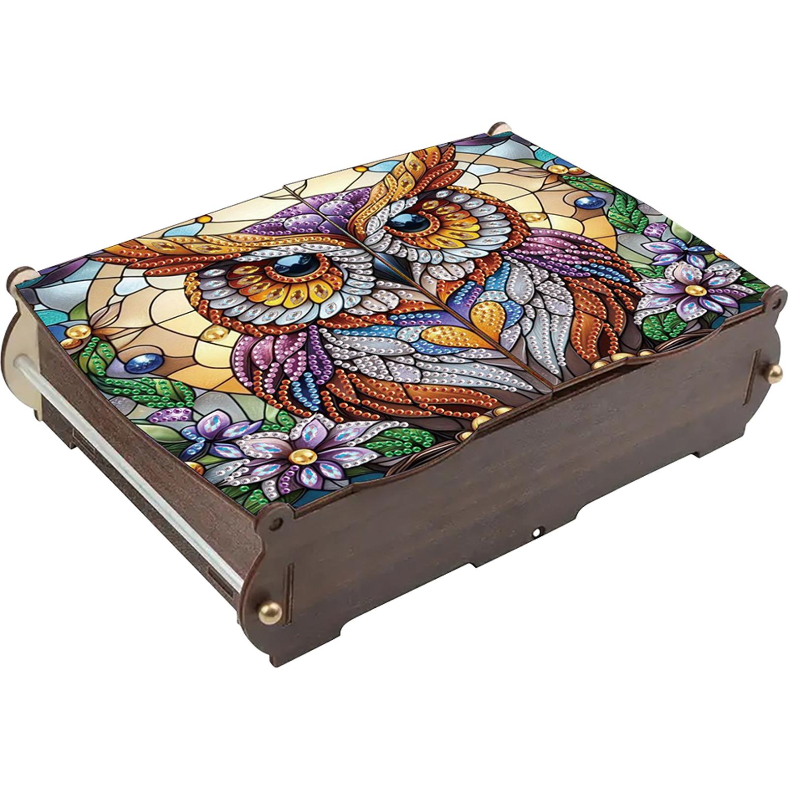 DIY Diamond Art Wooden Box DIY 5D Craft Jewelry Box for Jewelry & Crafts Organization
DIY Diamond Art Wooden Box DIY 5D Craft Jewelry Box for Jewelry & Crafts Organization