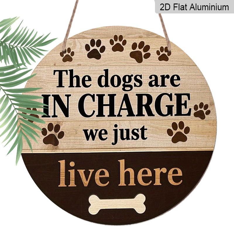 2D Flat, 1pc Vintage Aluminum The Dogs Are In Charge Round Sign, 7.87x7.87 Inch, Rustic Wall Decor for Front Door, Yard & Living Room - Charming 1pc
2D Flat, 1pc Vintage Aluminum The Dogs Are In Charge Round Sign, 7.87x7.87 Inch, Rustic Wall Decor for Front Door, Yard & Living Room - Charming 1pc