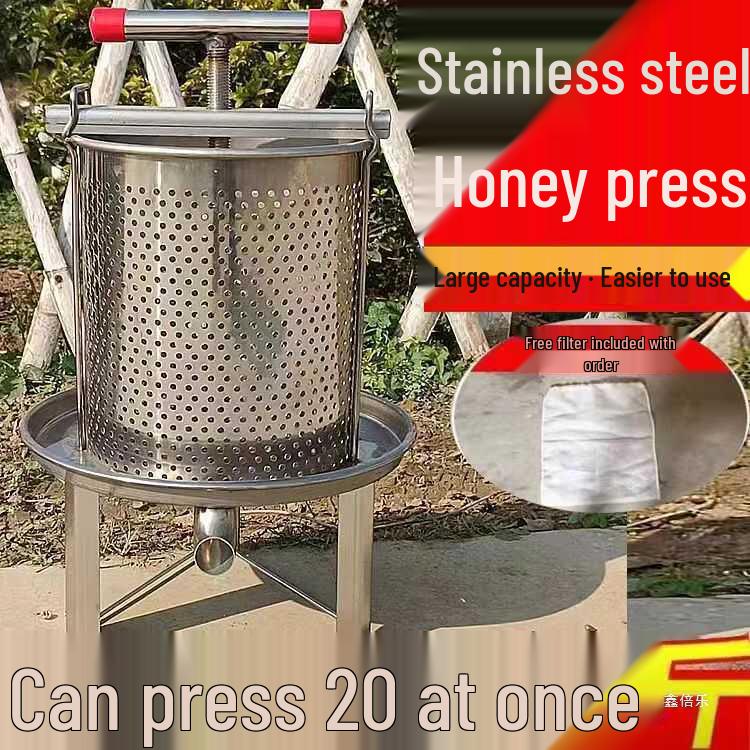 Compact Honey and Wax Extractor: Small Household Pressing Machine for Honey, Wine Lees, and Sugar. Other
Compact Honey and Wax Extractor: Small Household Pressing Machine for Honey, Wine Lees, and Sugar. Other