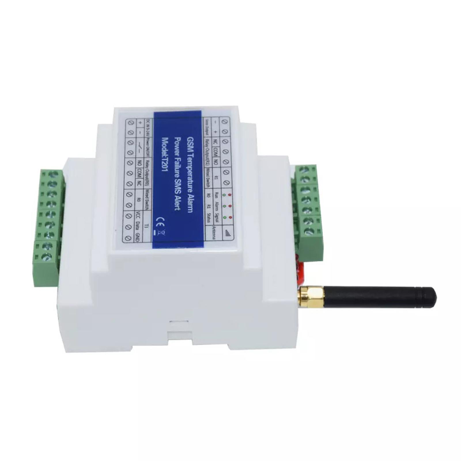GSM Remote Rele Switch Access Controller T201 GSM Temperature Alarm 2G/3G/4G Моніторинг стану живлення SMS-сигналізація збою живлення білий
GSM Remote Rele Switch Access Controller T201 GSM Temperature Alarm 2G/3G/4G Моніторинг стану живлення SMS-сигналізація збою живлення білий