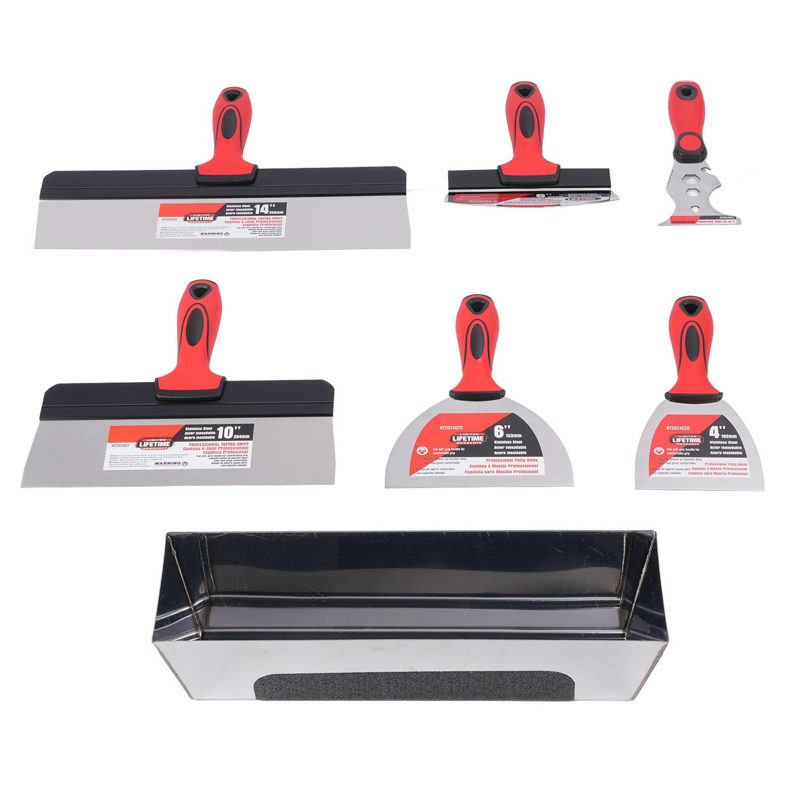 Drywall Finishing Hand Tool Kit 12in Stainless Steel Multifunction Painting Supplies Repair Paint
Drywall Finishing Hand Tool Kit 12in Stainless Steel Multifunction Painting Supplies Repair Paint