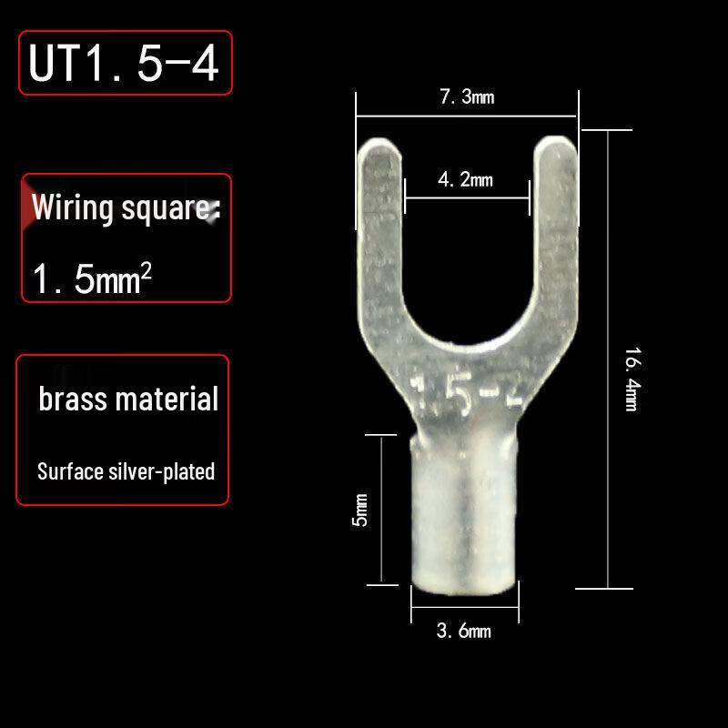 Jun Ding Ying UT Fork Type Crimp Terminal Connector
Jun Ding Ying UT Fork Type Crimp Terminal Connector