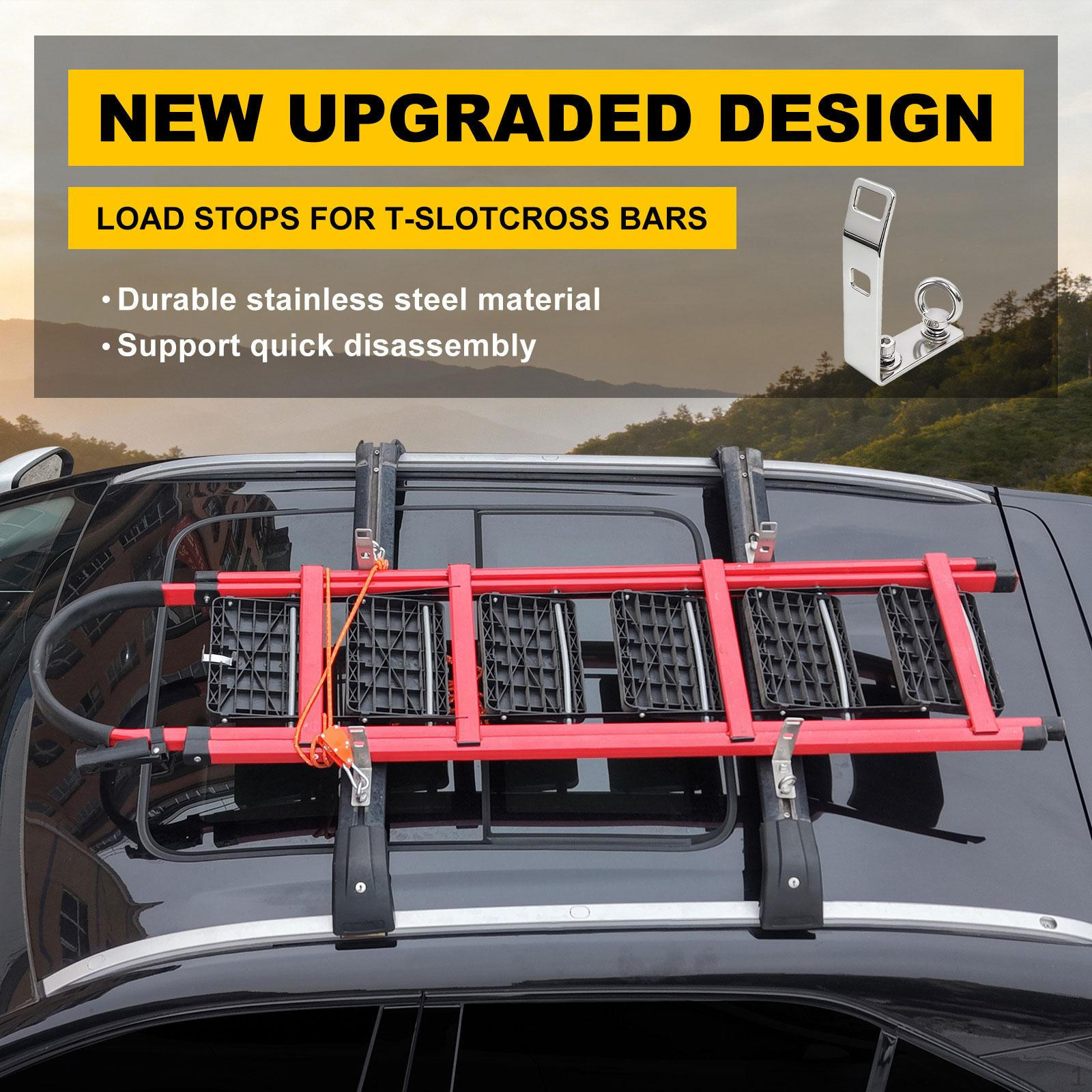 4 Pieces T Slot Roof Rack Load Stops Stainless Steel Durability Premium Cargo Loads Stopper for
4 Pieces T Slot Roof Rack Load Stops Stainless Steel Durability Premium Cargo Loads Stopper for
