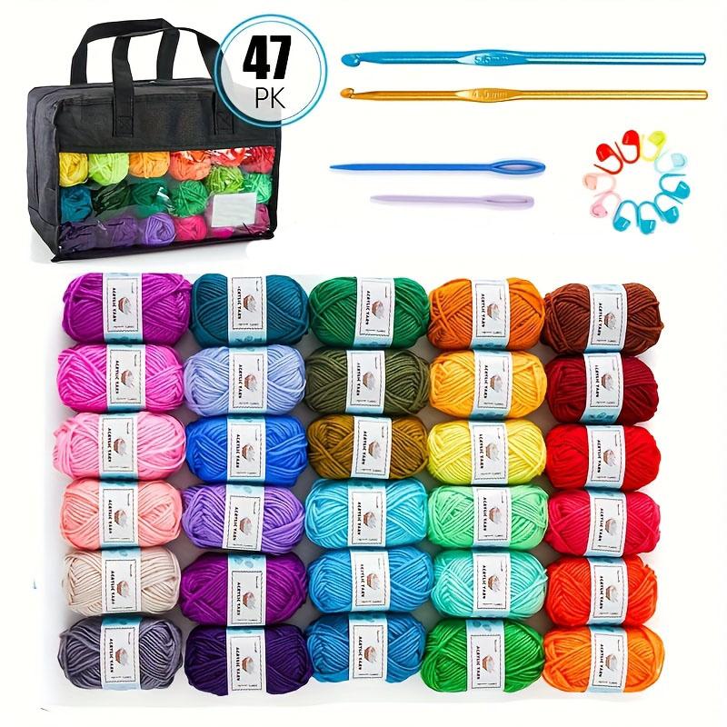 48/56/67/112Pcs Yarn Crochet Set Multi Size Crochet Craft Set For Ergonomics Ideal Beginner Set DIY Originality Weaving Tools
48/56/67/112Pcs Yarn Crochet Set Multi Size Crochet Craft Set For Ergonomics Ideal Beginner Set DIY Originality Weaving Tools