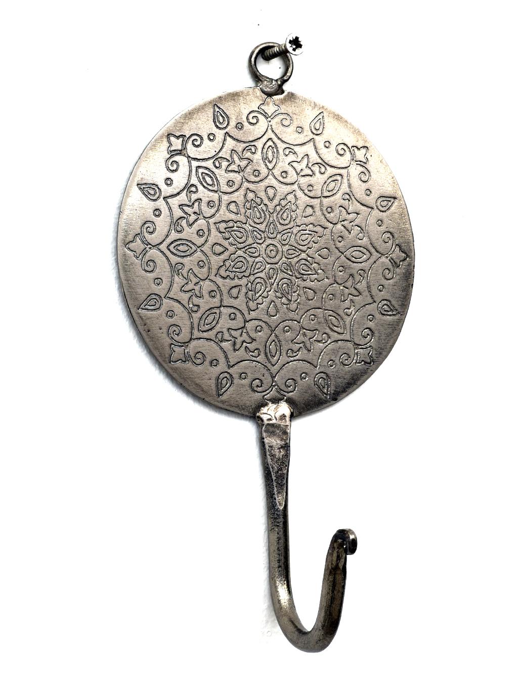 Металлический настенный крючок со сплошной гравировкой, Никель, Iron Round 1 Hanger Hook, John Molly Decor&Gifts
Металлический настенный крючок со сплошной гравировкой, Никель, Iron Round 1 Hanger Hook, John Molly Decor&Gifts