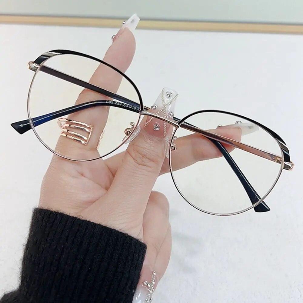 Очки с защитой от синего света, блокирующие синий луч, сверхлегкие очки в металлической оправе, защита глаз, оптические очки для офиса
Очки с защитой от синего света, блокирующие синий луч, сверхлегкие очки в металлической оправе, защита глаз, оптические очки для офиса