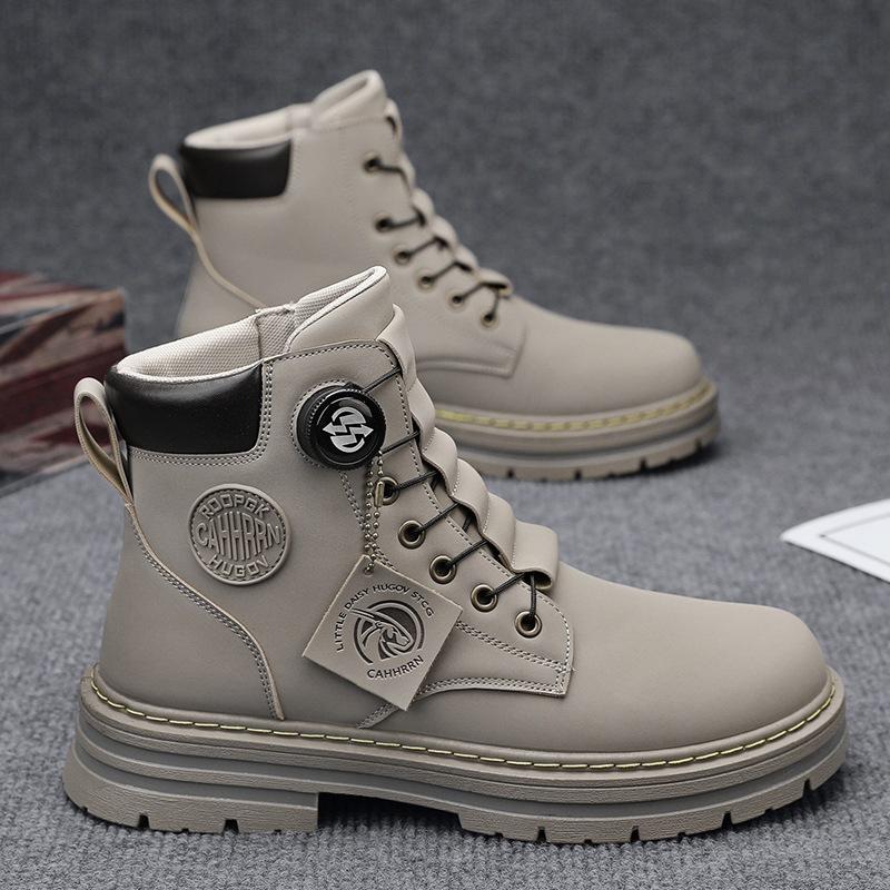 Rotating Button Boots Men s High Top Martin Boots Autumn and Winter 2024 Men s Boots Outdoor Tooling Locomotive Leather Boots Men s 44
Rotating Button Boots Men s High Top Martin Boots Autumn and Winter 2024 Men s Boots Outdoor Tooling Locomotive Leather Boots Men s 44