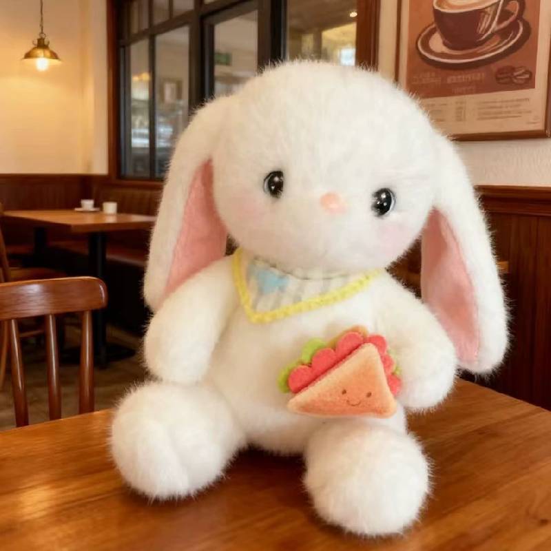 Plush Bunny Toy With Pp Cotton Filling For Kids And Adults Perfect For Comfort And Gift Use Burger,25cm
Plush Bunny Toy With Pp Cotton Filling For Kids And Adults Perfect For Comfort And Gift Use Burger,25cm