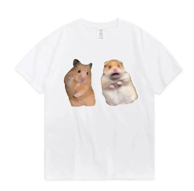 Hamster Meme T Shirt Tops for Women Unisex Cute Hamster Couple Graphic Tee Hamster Lover Gifts Funny Animal Casual Short Sleeve S
Hamster Meme T Shirt Tops for Women Unisex Cute Hamster Couple Graphic Tee Hamster Lover Gifts Funny Animal Casual Short Sleeve S