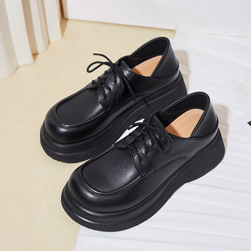 Модные лоферы AIYUQI Женские из натуральной кожи Весна 2025 Новые туфли на платформе Женские больших размеров На шнуровке и с ремешком Женская обувь 43
Модные лоферы AIYUQI Женские из натуральной кожи Весна 2025 Новые туфли на платформе Женские больших размеров На шнуровке и с ремешком Женская обувь 43