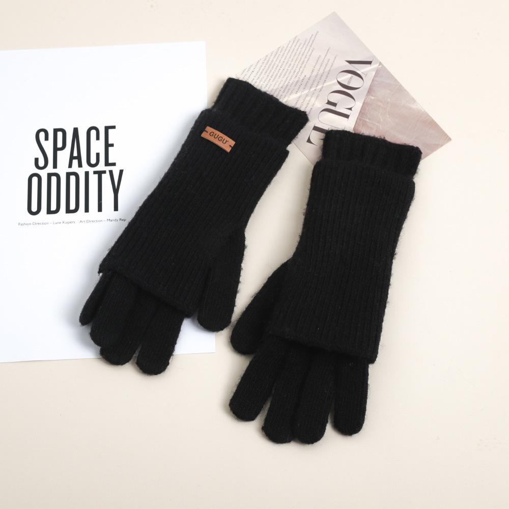 Новый осенне-зимний стиль, удлиненные праздничные двухкомпонентные перчатки, теплые и защищающие от холода, для женского простого повседневного стиля, рукава One Size
Новый осенне-зимний стиль, удлиненные праздничные двухкомпонентные перчатки, теплые и защищающие от холода, для женского простого повседневного стиля, рукава One Size