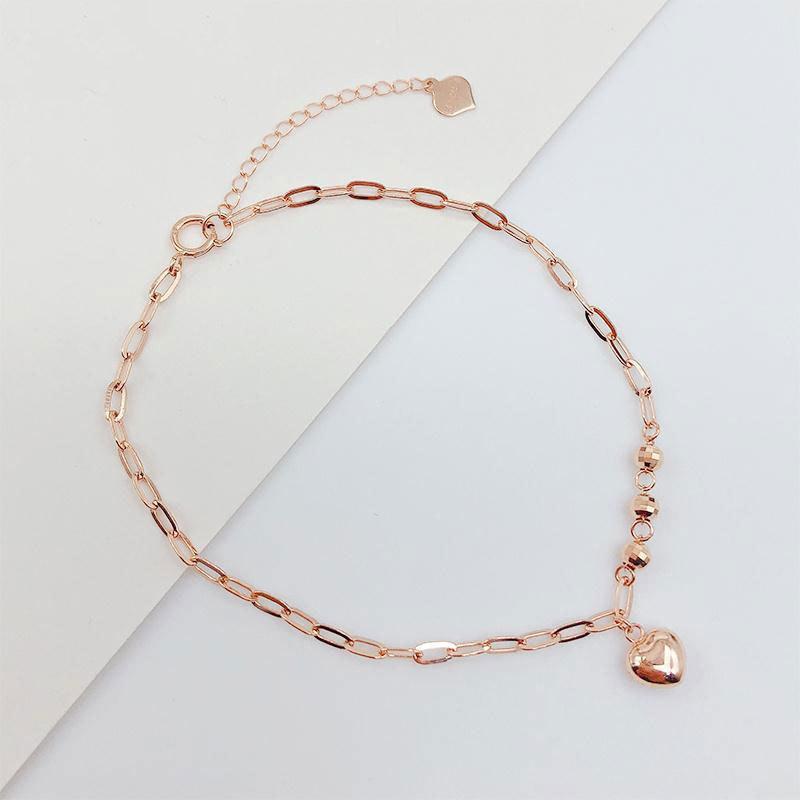 Purple Gold Simple Japanese And Korean Temperament Fashion Versatile Rose Gold Plated Color Gold Solid Love Bracelet (17+ 3cm adjustment chain)
Purple Gold Simple Japanese And Korean Temperament Fashion Versatile Rose Gold Plated Color Gold Solid Love Bracelet (17+ 3cm adjustment chain)