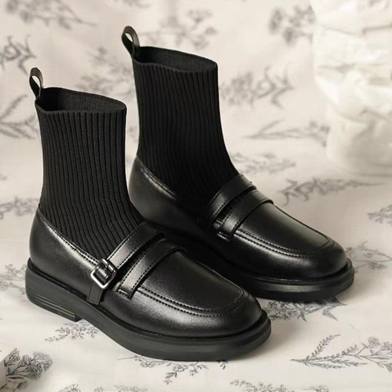 Мода Осень Новые Сапоги с Комбинированным Рукавом Женская Мода Круглый Носок Металлическая Пряжка Мягкая Подошва Противоскользящие Износостойкие Сапоги-Носки 40 чёрный
Мода Осень Новые Сапоги с Комбинированным Рукавом Женская Мода Круглый Носок Металлическая Пряжка Мягкая Подошва Противоскользящие Износостойкие Сапоги-Носки 40 чёрный