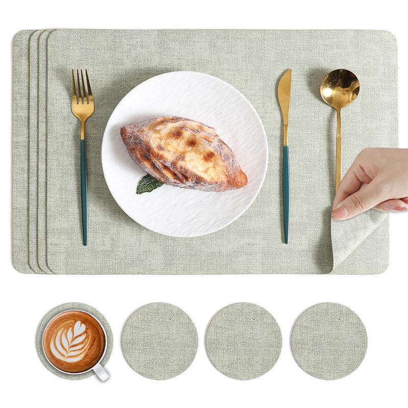 LeleJia Leather Placemat Set with Coasters
LeleJia Leather Placemat Set with Coasters