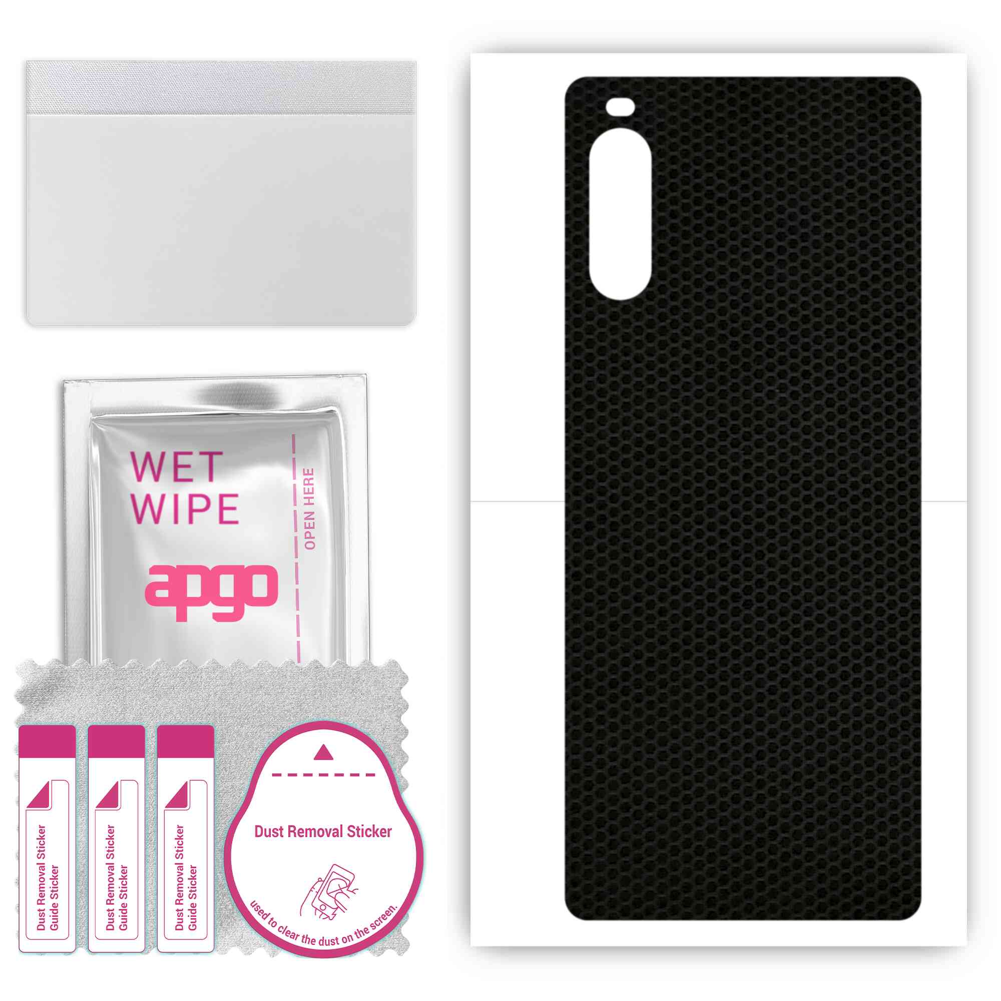 apgo Protective Skin Sticker for the back compatible with Sony Xperia 10 III SOG04, Wrap Film, Foil, Vinyl - Pattern Matrix
apgo Protective Skin Sticker for the back compatible with Sony Xperia 10 III SOG04, Wrap Film, Foil, Vinyl - Pattern Matrix