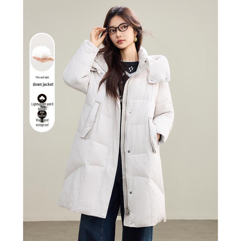 TERRE BLEUE Women s Hooded Mid-length Down Jacket M
TERRE BLEUE Women s Hooded Mid-length Down Jacket M