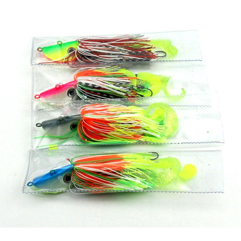 HENGJIA 2,6 унции джиг-крючки со свинцовой головкой, спиннербейты, мягкие приманки для личинки, комплект из 4 шт.
HENGJIA 2,6 унции джиг-крючки со свинцовой головкой, спиннербейты, мягкие приманки для личинки, комплект из 4 шт.