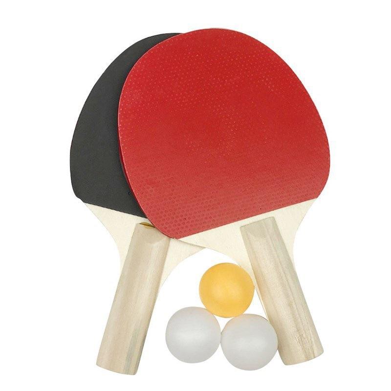 Table Tennis Racket Set: 2 Paddles & 3 Balls Default
Table Tennis Racket Set: 2 Paddles & 3 Balls Default