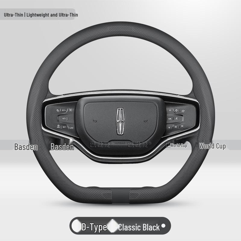 Ultra-thin Anti-slip Steering Wheel Cover for Lincoln Z, Adventure, Navigator, Continental, MKZ, MKC, MKX 38cm
Ultra-thin Anti-slip Steering Wheel Cover for Lincoln Z, Adventure, Navigator, Continental, MKZ, MKC, MKX 38cm