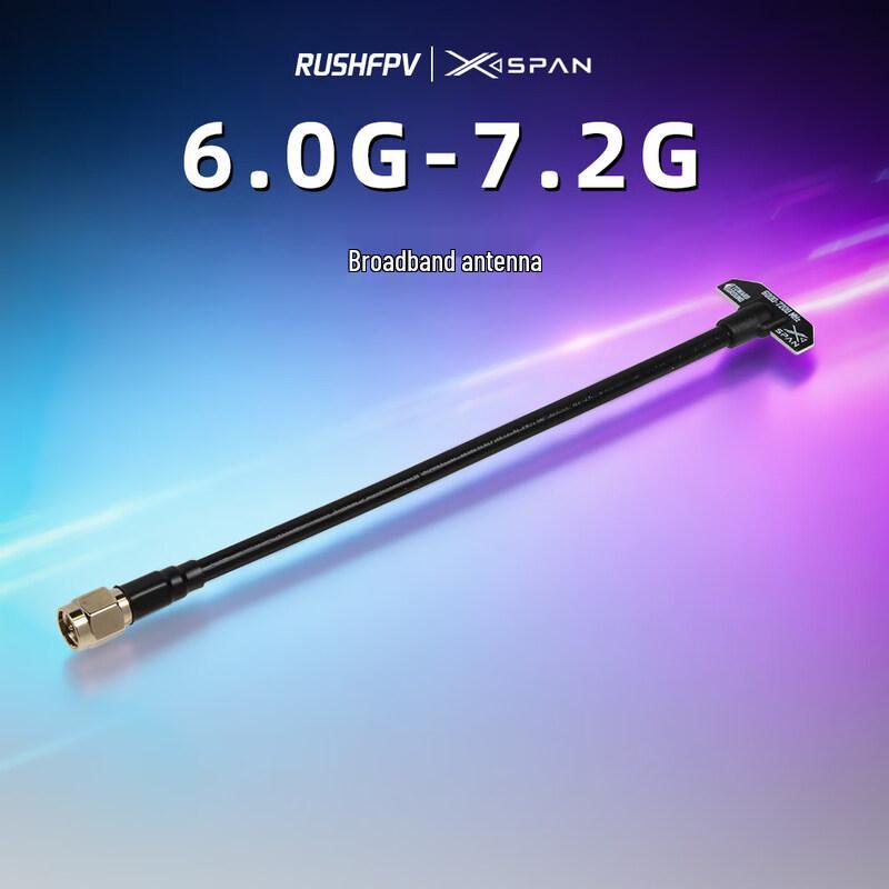 RUSHFPV XSPAN 6.0G-7.5G Ultra-Wideband FPV Antenna
RUSHFPV XSPAN 6.0G-7.5G Ultra-Wideband FPV Antenna