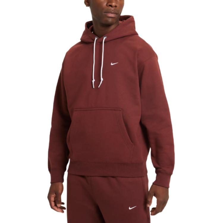 Nike Solo Swoosh Solid Color Casual Hoodie Comfortable Long Sleeve Sweatshirt Men hoodies Brown DX1355-231 XL
Nike Solo Swoosh Solid Color Casual Hoodie Comfortable Long Sleeve Sweatshirt Men hoodies Brown DX1355-231 XL