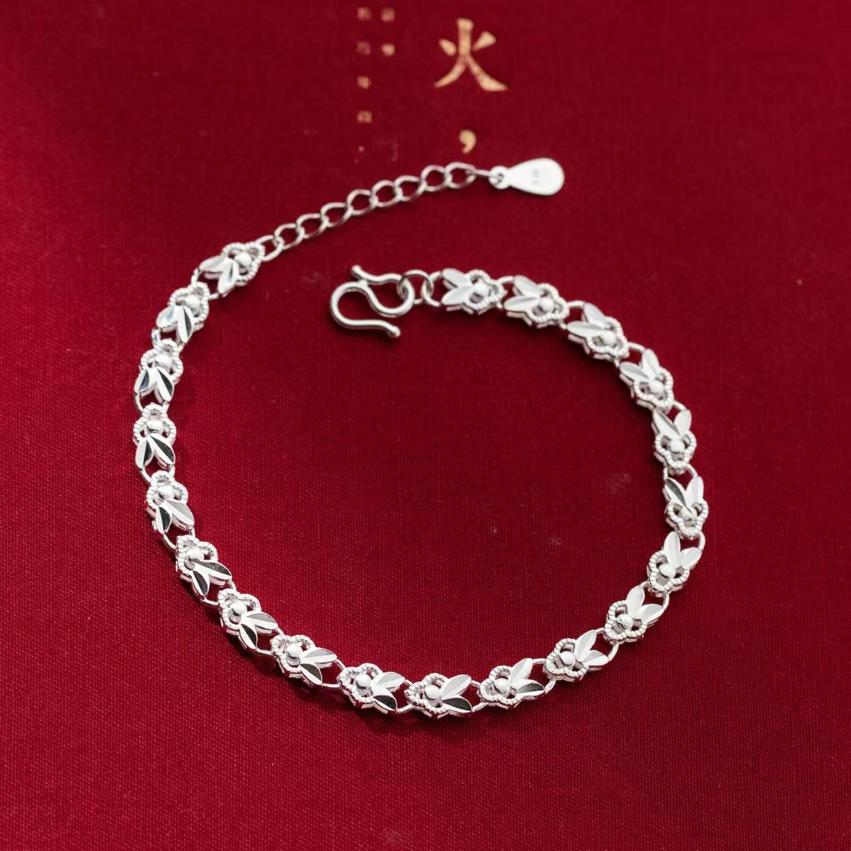 New 925 Sterling Silver Bracelet AAA Zircon High Quality Romance Bracelet Chain For Women Engagement Party Wedding Jewelry Gift
New 925 Sterling Silver Bracelet AAA Zircon High Quality Romance Bracelet Chain For Women Engagement Party Wedding Jewelry Gift