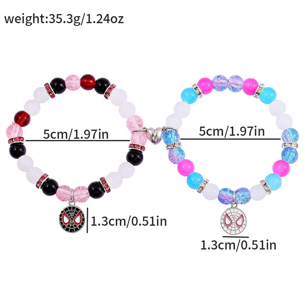 Spiderman Friendship Bracelets, Best Friend Bff, Halloween, Christmas, Matching Rope, Beads Chain, Couples Bracelets, New,
Spiderman Friendship Bracelets, Best Friend Bff, Halloween, Christmas, Matching Rope, Beads Chain, Couples Bracelets, New,