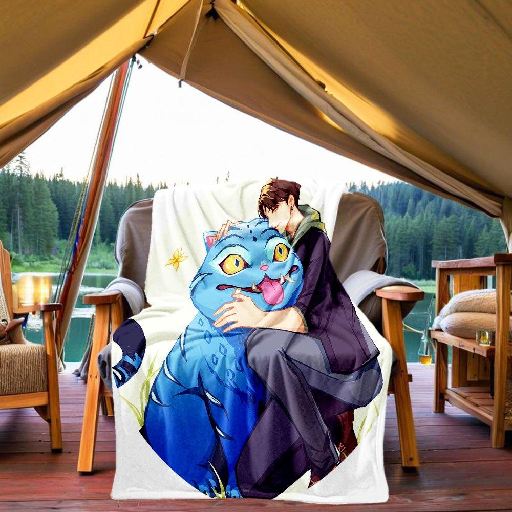 Blue Fantasy: The Enchanted Cat s Tale Blanket Lightweight Flannel Throw Blanket for Sofa, Bed, Travel, Camping, Livingroom, Office, Couch, 130x150cm
Blue Fantasy: The Enchanted Cat s Tale Blanket Lightweight Flannel Throw Blanket for Sofa, Bed, Travel, Camping, Livingroom, Office, Couch, 130x150cm