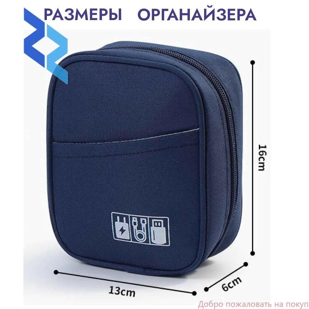 Цифрова сумка для зберігання аксесуарів, органайзер та сумка для зберігання кабелів для передачі даних, зарядних пристроїв та навушників Темно-синій
Цифрова сумка для зберігання аксесуарів, органайзер та сумка для зберігання кабелів для передачі даних, зарядних пристроїв та навушників Темно-синій