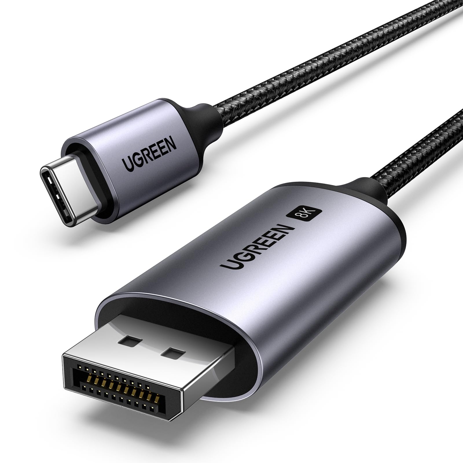 Кабель-переходник UGREEN 8K 60 Гц USB C DisplayPort совместим с кабелем Display Port DP Alt 4K 240 Гц 144 Гц для iPhone 15 MacBook Pro Air M1 M2
Кабель-переходник UGREEN 8K 60 Гц USB C DisplayPort совместим с кабелем Display Port DP Alt 4K 240 Гц 144 Гц для iPhone 15 MacBook Pro Air M1 M2