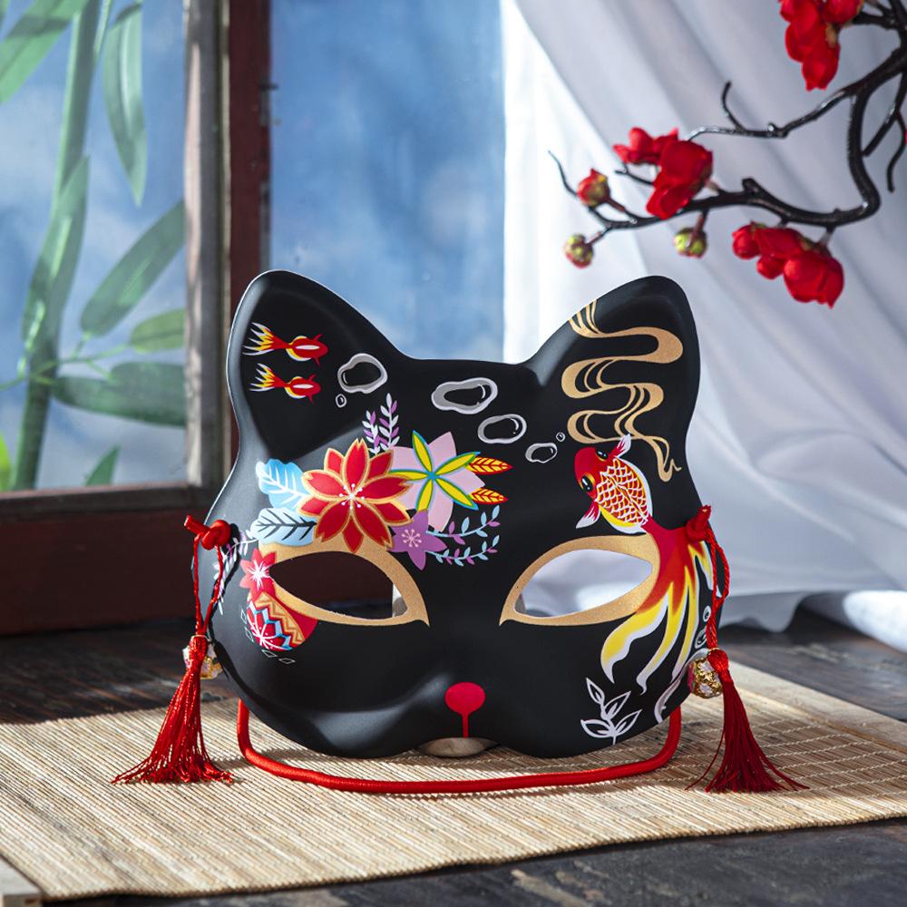 New Boutique And Wind Half Face Cos Lace Cat Face Mask And Wind Hand Painted Fox Christmas Mask
New Boutique And Wind Half Face Cos Lace Cat Face Mask And Wind Hand Painted Fox Christmas Mask