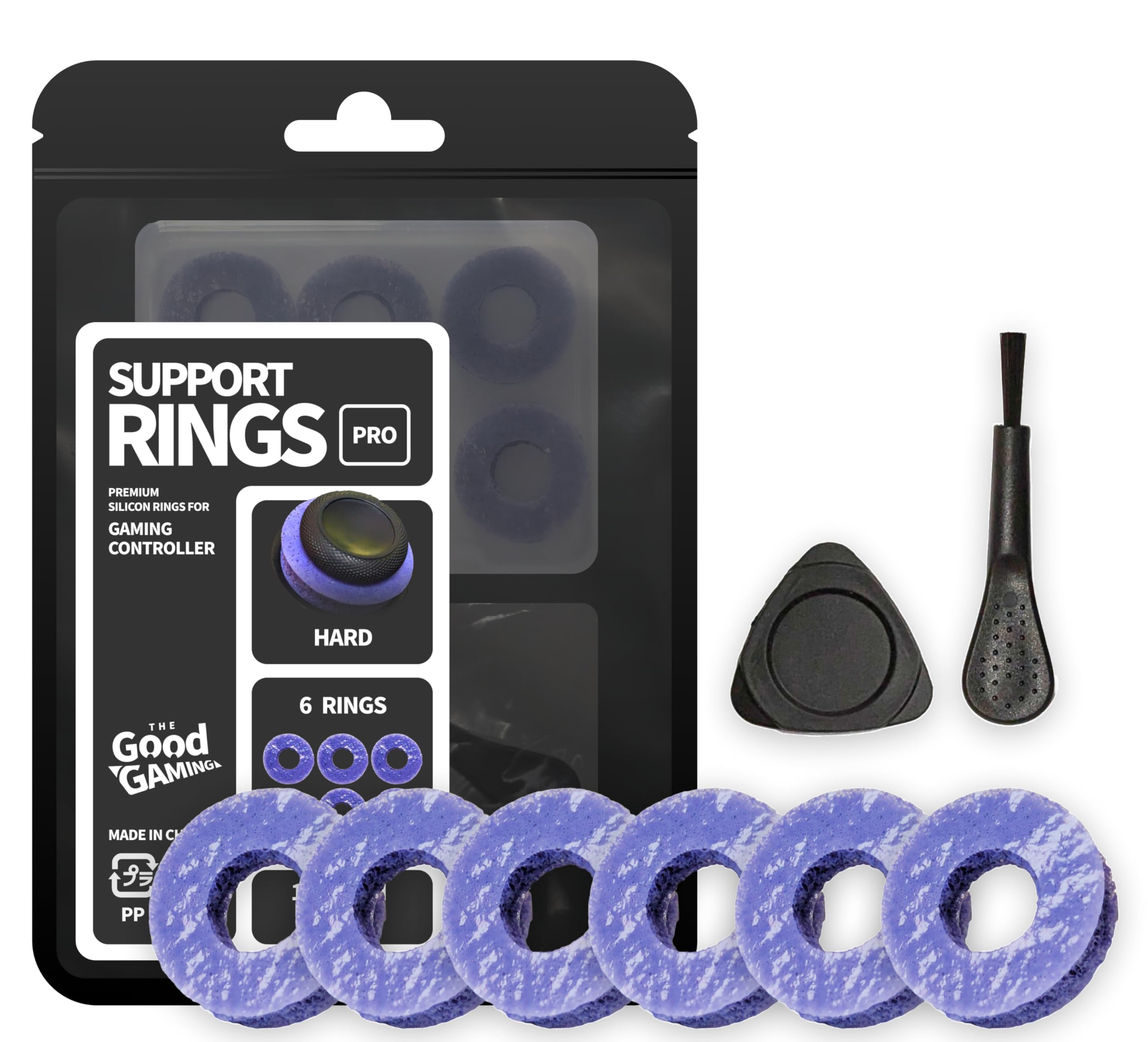 Silicone aim improvement FPS assist ring hard 6 pieces SUPPORT RINGS PRO for PS5 PS4 Switch Xbox and other game controller sticks The Good Gaming [Pro
Silicone aim improvement FPS assist ring hard 6 pieces SUPPORT RINGS PRO for PS5 PS4 Switch Xbox and other game controller sticks The Good Gaming [Pro