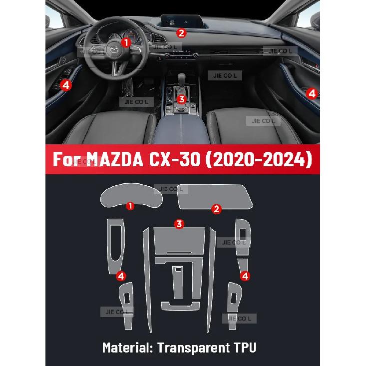 Anti-scratch Car Interior Center Console Media Dashboard Navigation TPU Protector Film For MAZDA CX-30 -2024 Sticker Left rudder driving
Anti-scratch Car Interior Center Console Media Dashboard Navigation TPU Protector Film For MAZDA CX-30 -2024 Sticker Left rudder driving