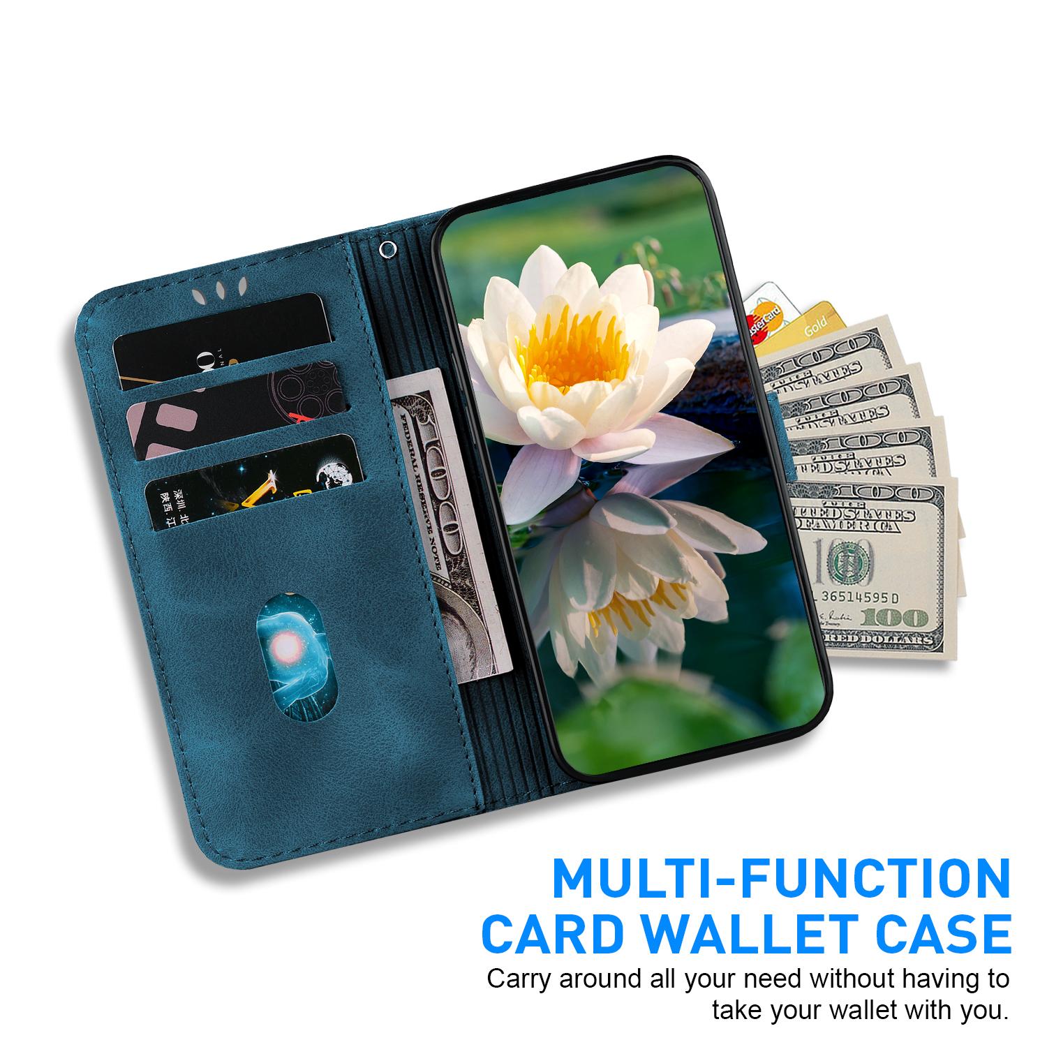 For Samsung Galaxy A14 4G/5G Case Lotus Pattern Wallet Style Leather Phone Cover Blue
For Samsung Galaxy A14 4G/5G Case Lotus Pattern Wallet Style Leather Phone Cover Blue