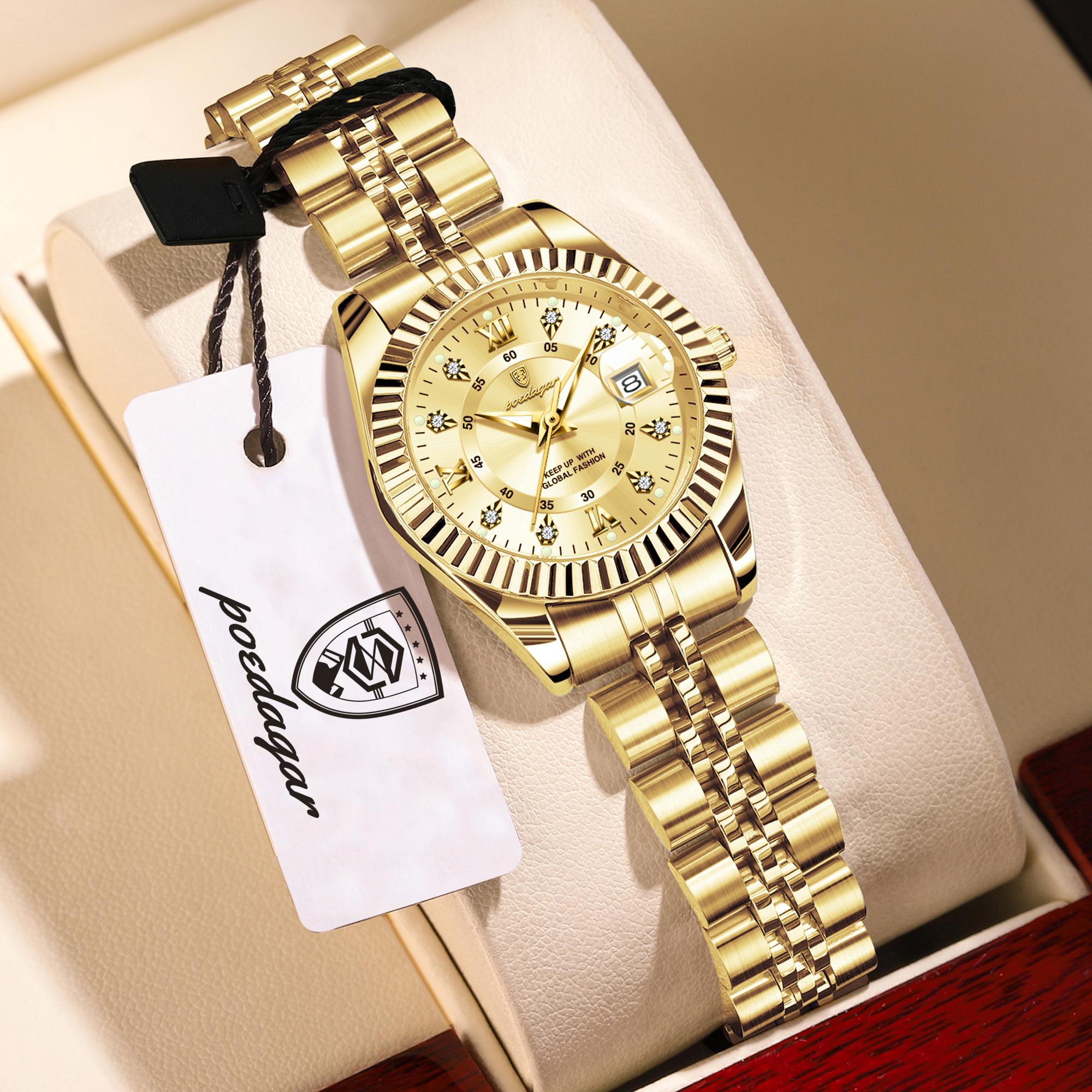 POEDAGAR Elegant Women s Watch Waterproof Luminous Date Fashion Ladies Wristwatch Stainless Steel Quartz Watches for
POEDAGAR Elegant Women s Watch Waterproof Luminous Date Fashion Ladies Wristwatch Stainless Steel Quartz Watches for