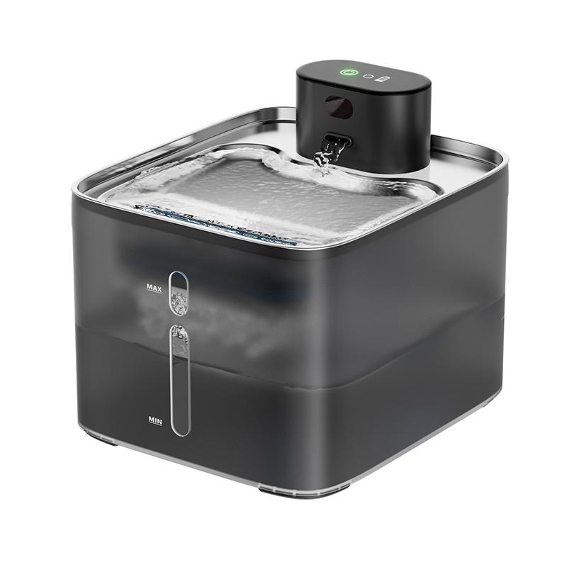 Hot Selling Pet Product 2025 Wireless Cat Water Fountain Stainless Steel 4.2L/142oz Quiet Smart Pet Drinking Water Dispenser Battery-Operated чорний
Hot Selling Pet Product 2025 Wireless Cat Water Fountain Stainless Steel 4.2L/142oz Quiet Smart Pet Drinking Water Dispenser Battery-Operated чорний