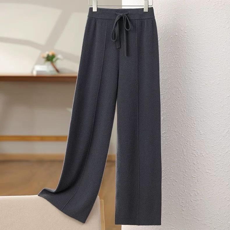 Original Quality High-Waist Floor-Length Wide-Leg Knit Pants for Autumn/Winter XXL
Original Quality High-Waist Floor-Length Wide-Leg Knit Pants for Autumn/Winter XXL