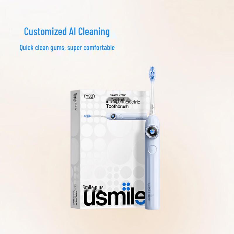 usmile Y30 Smart Sonic Electric Toothbrush CN plug (adapter included)
usmile Y30 Smart Sonic Electric Toothbrush CN plug (adapter included)