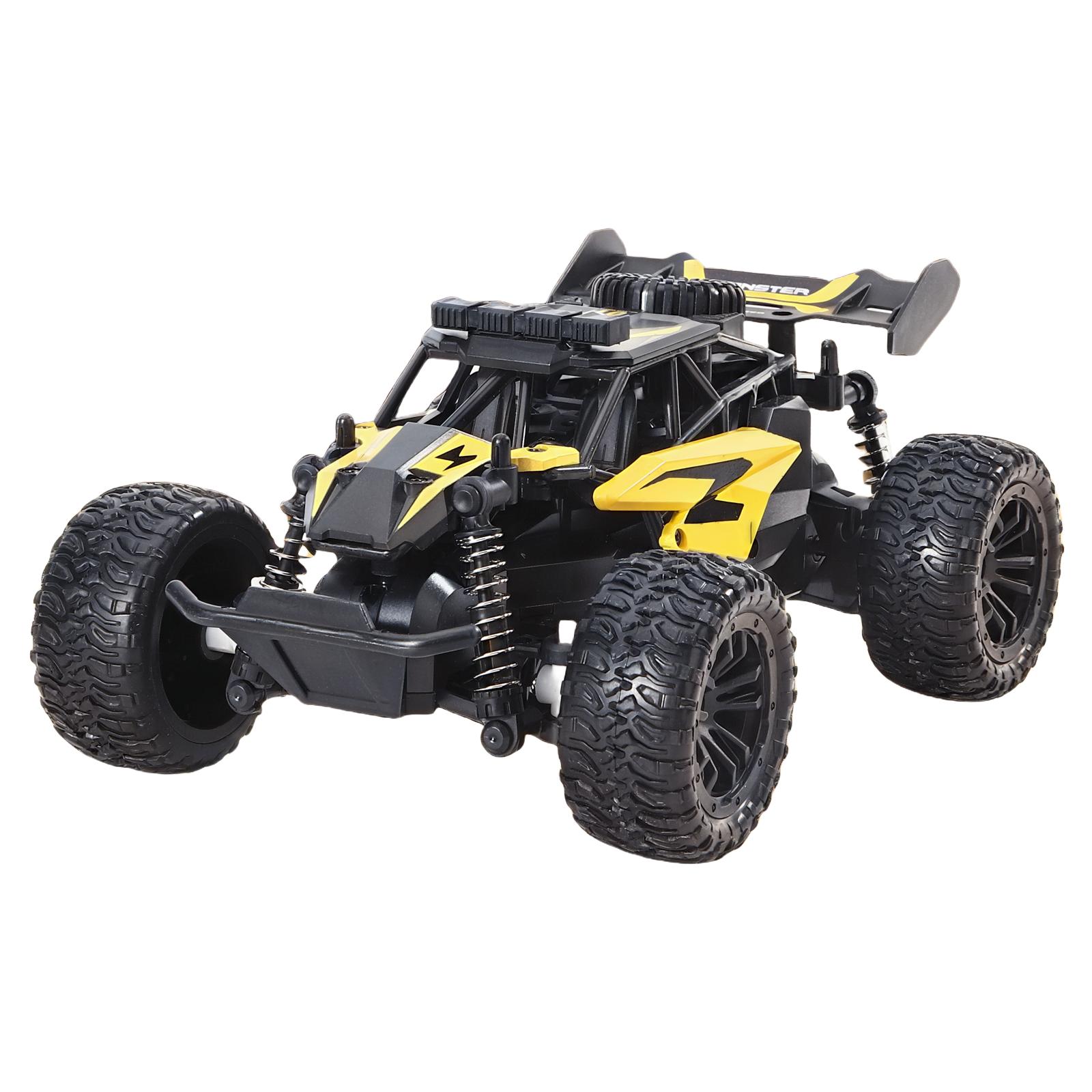 High speed ratio 1:18, new remote control all-terrain vehicle, four wheel drive, equipped with LED headlights, men s off-road re жовтий
High speed ratio 1:18, new remote control all-terrain vehicle, four wheel drive, equipped with LED headlights, men s off-road re жовтий